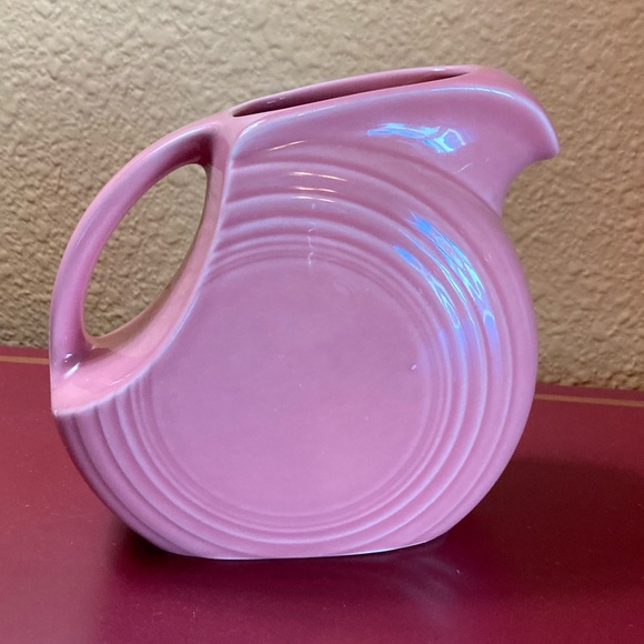 Fiestaware Other - Fiesta Pink Rose Medium Disc Pitcher